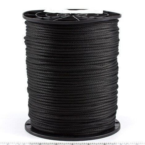 1/8" Black Neoline Polyester Cord #4