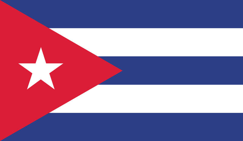 Cuba Flag 36x72
