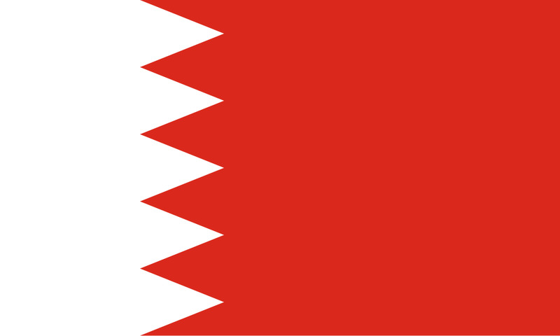 Bhrain Flag 36x72