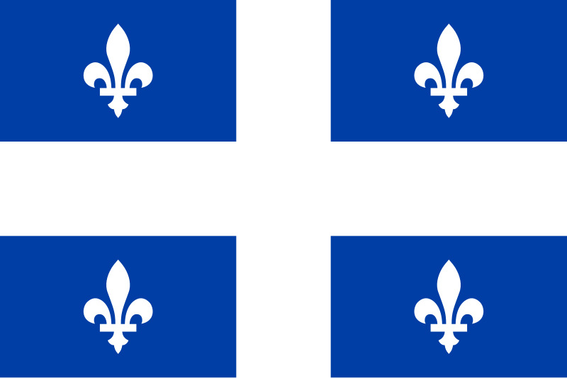 Quebec Provincial Flag