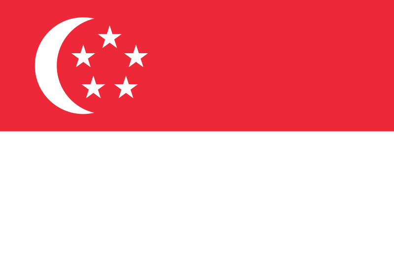 Singapore Flag 36x72