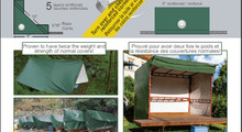 6oz Heavy Duty Poly Tarp